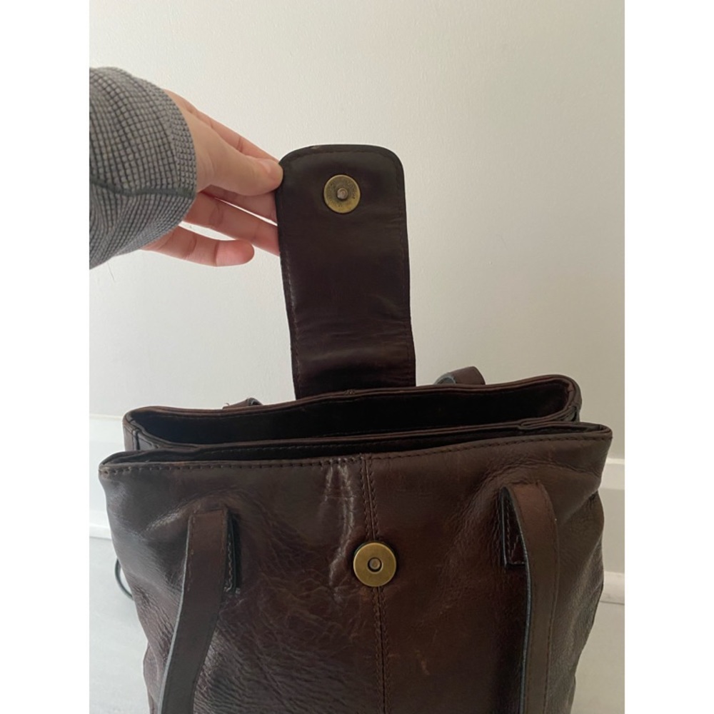 ALDO VINTAGE 90s genuine leather brown purse bag - Picture 10 of 15